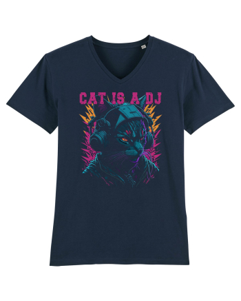 Cat Is A DJ French Navy