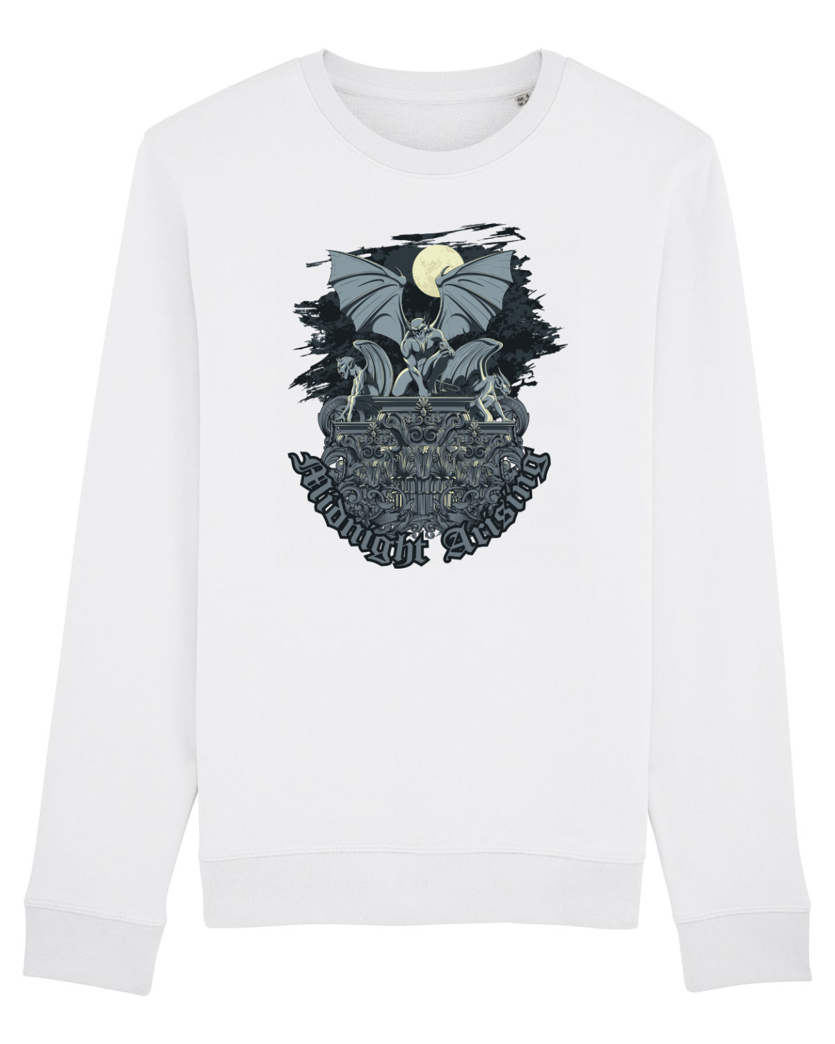 Bluză mânecă lungă Unisex Rise White