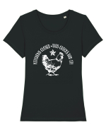 This Chicks Had It! Tricou mânecă scurtă guler larg fitted Damă Expresser