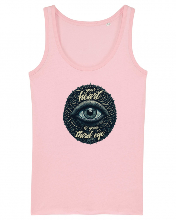 Third eye heart Cotton Pink