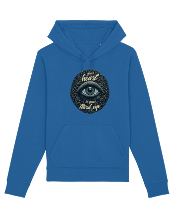 Third eye heart Royal Blue
