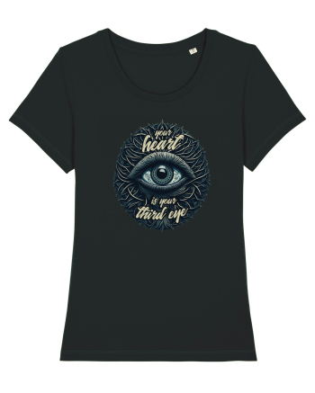 Third eye heart Black