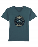 Third eye heart Tricou mânecă scurtă guler V Bărbat Presenter