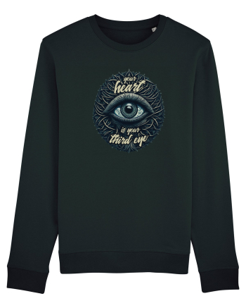 Third eye heart Black