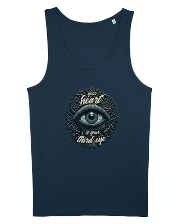 Third eye heart Navy