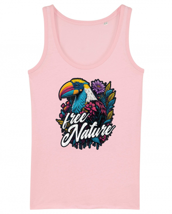 Toucan 1- Free nature Cotton Pink