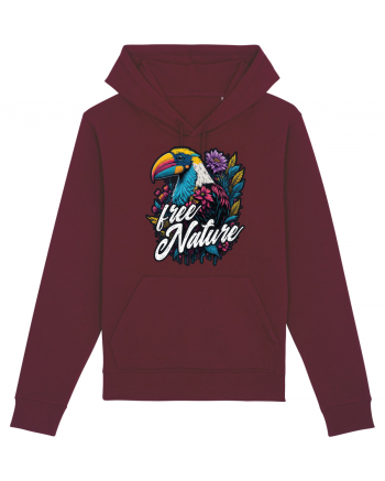 Toucan 1- Free nature Burgundy