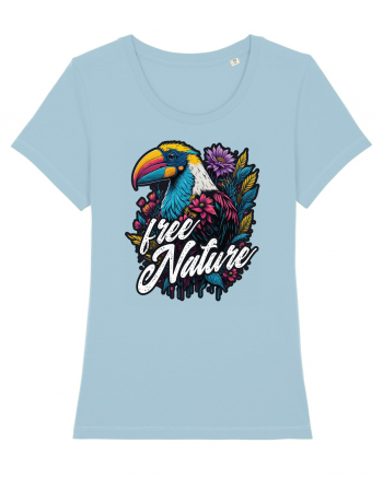 Toucan 1- Free nature Sky Blue