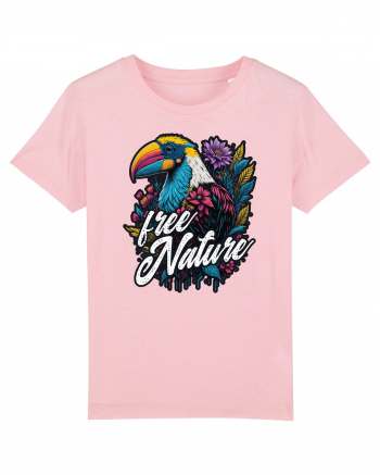 Toucan 1- Free nature Cotton Pink