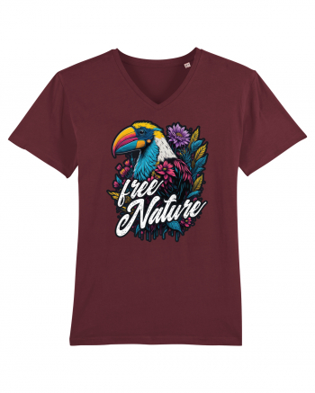 Toucan 1- Free nature Burgundy