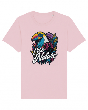 Toucan 1- Free nature Cotton Pink