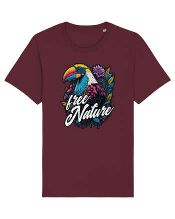 Toucan 1- Free nature Burgundy