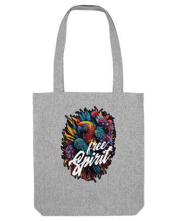 Free spirit - papagal floral Heather Grey