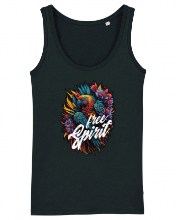 Free spirit - papagal floral Black