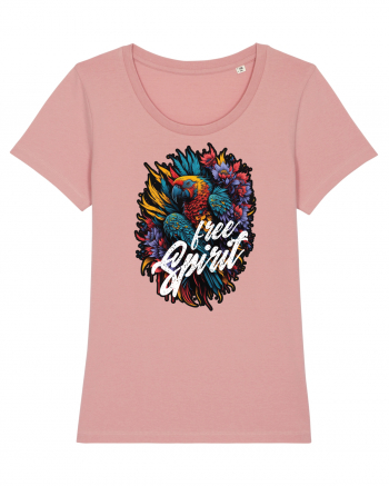 Free spirit - papagal floral Canyon Pink