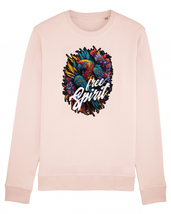 Free spirit - papagal floral Candy Pink