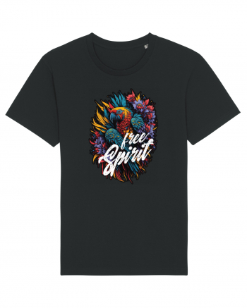 Free spirit - papagal floral Black