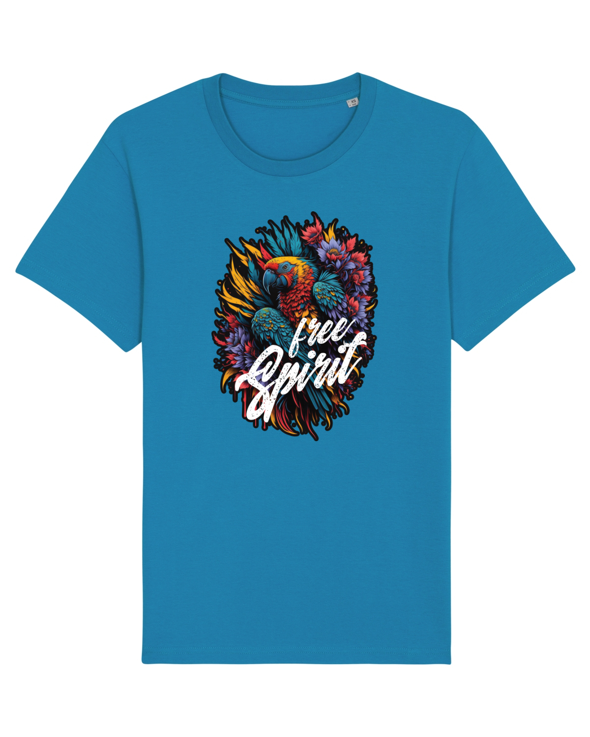 Tricou mânecă scurtă Unisex Rocker Azur