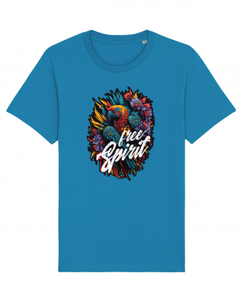 Free spirit - papagal floral Azur