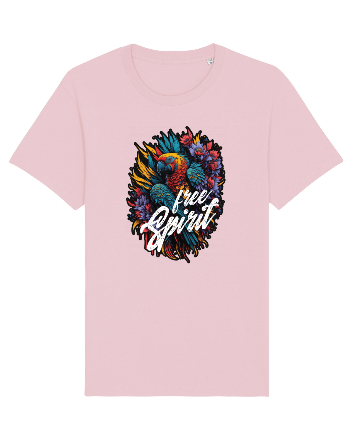 Tricou mânecă scurtă Unisex Rocker Cotton Pink