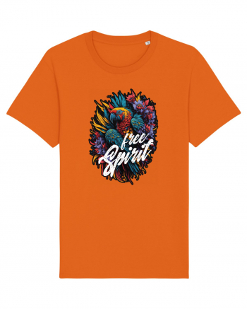 Free spirit - papagal floral Bright Orange