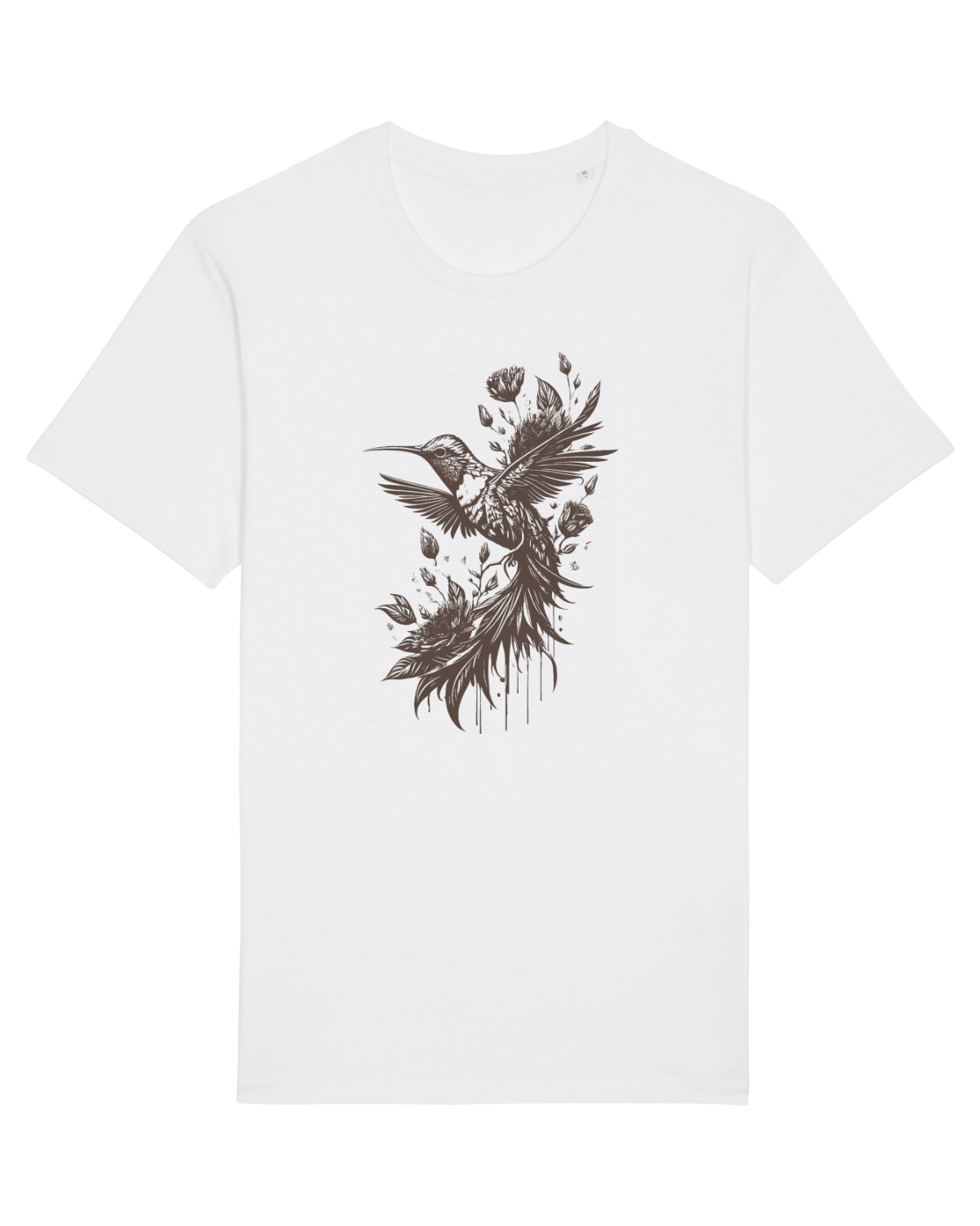 Tricou mânecă scurtă Unisex Rocker White