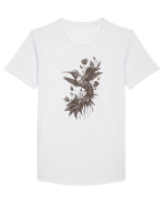Colibri decorativ Tricou mânecă scurtă guler larg Bărbat Skater