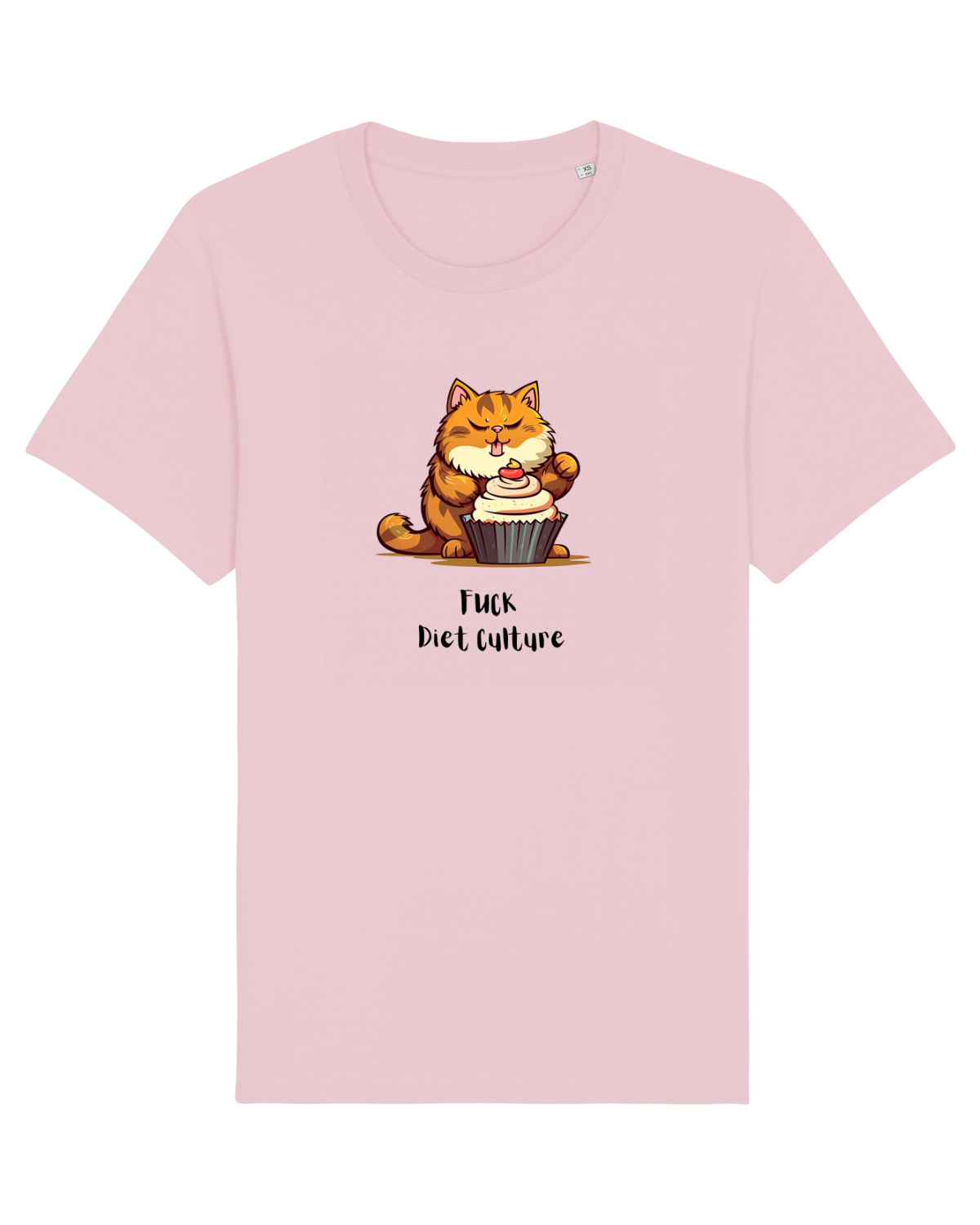 Tricou mânecă scurtă Unisex Rocker Cotton Pink