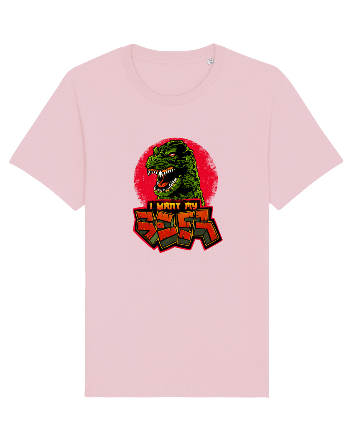 Tricou mânecă scurtă Unisex Rocker Cotton Pink