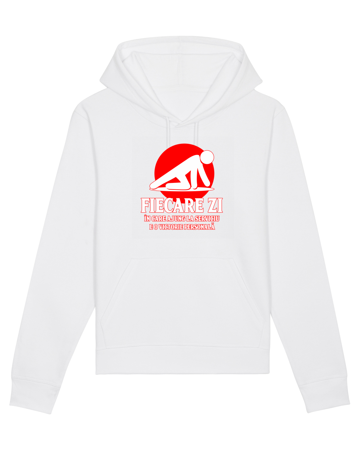 Hanorac Unisex Drummer White