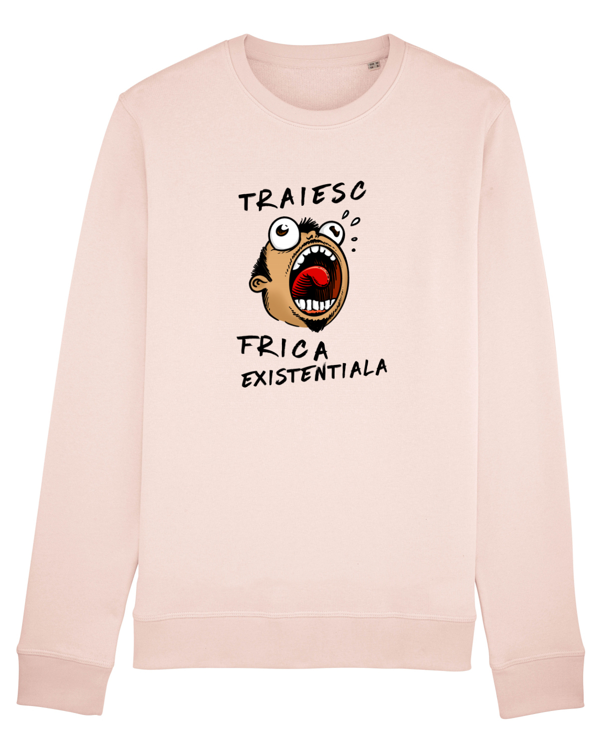 Bluză mânecă lungă Unisex Rise Candy Pink