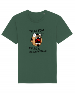 Traiesc frica existentiala Tricou mânecă scurtă Unisex Rocker