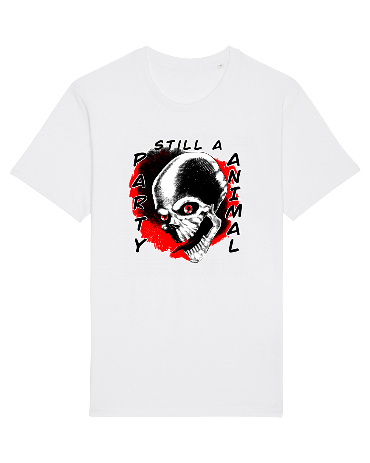 Tricou mânecă scurtă Unisex Rocker White