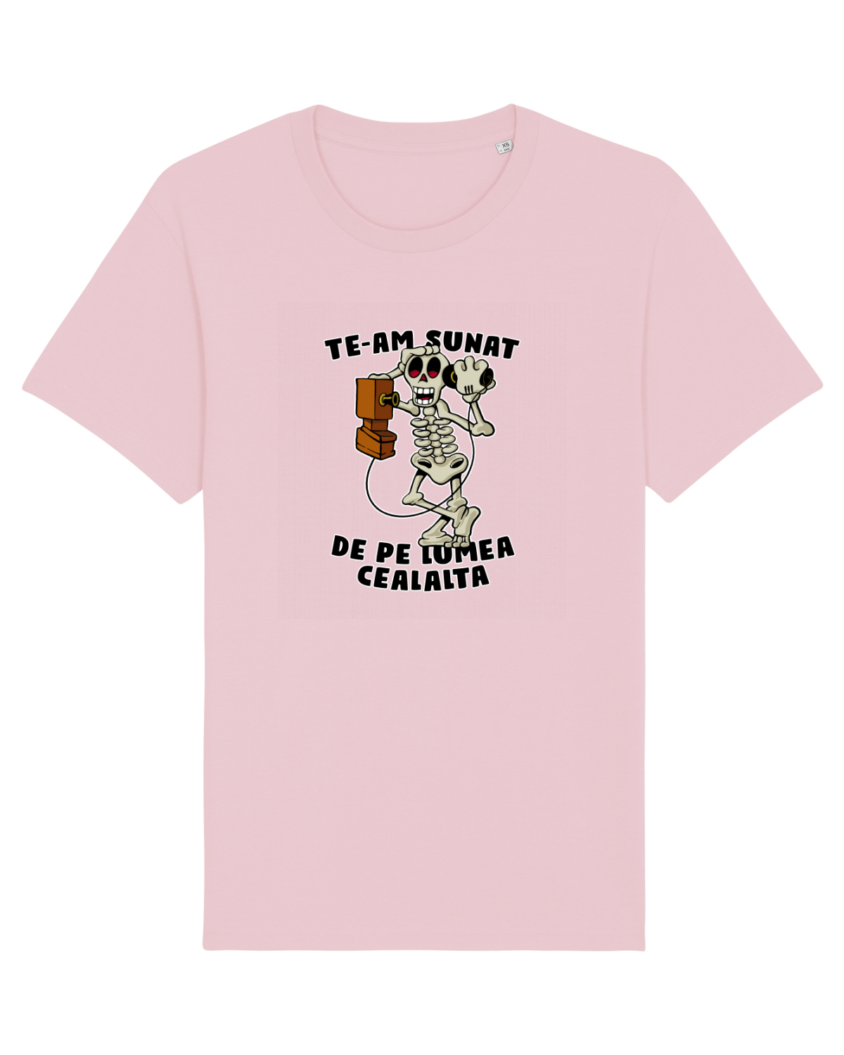 Tricou mânecă scurtă Unisex Rocker Cotton Pink