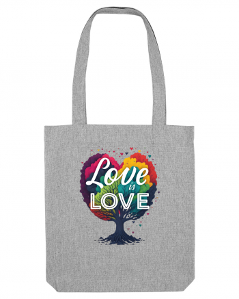 Love is Love LGBTQ pride rainbow tree Heather Grey