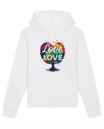 Love is Love LGBTQ pride rainbow tree Hanorac Unisex Drummer