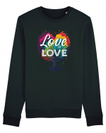 Love is Love LGBTQ pride rainbow tree Bluză mânecă lungă Unisex Rise