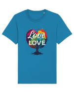 Love is Love LGBTQ pride rainbow tree Tricou mânecă scurtă Unisex Rocker