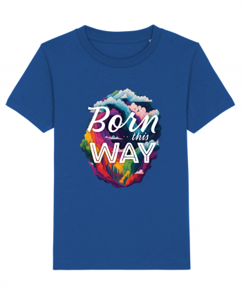 Born this way LGBTQ pride rainbow Majorelle Blue