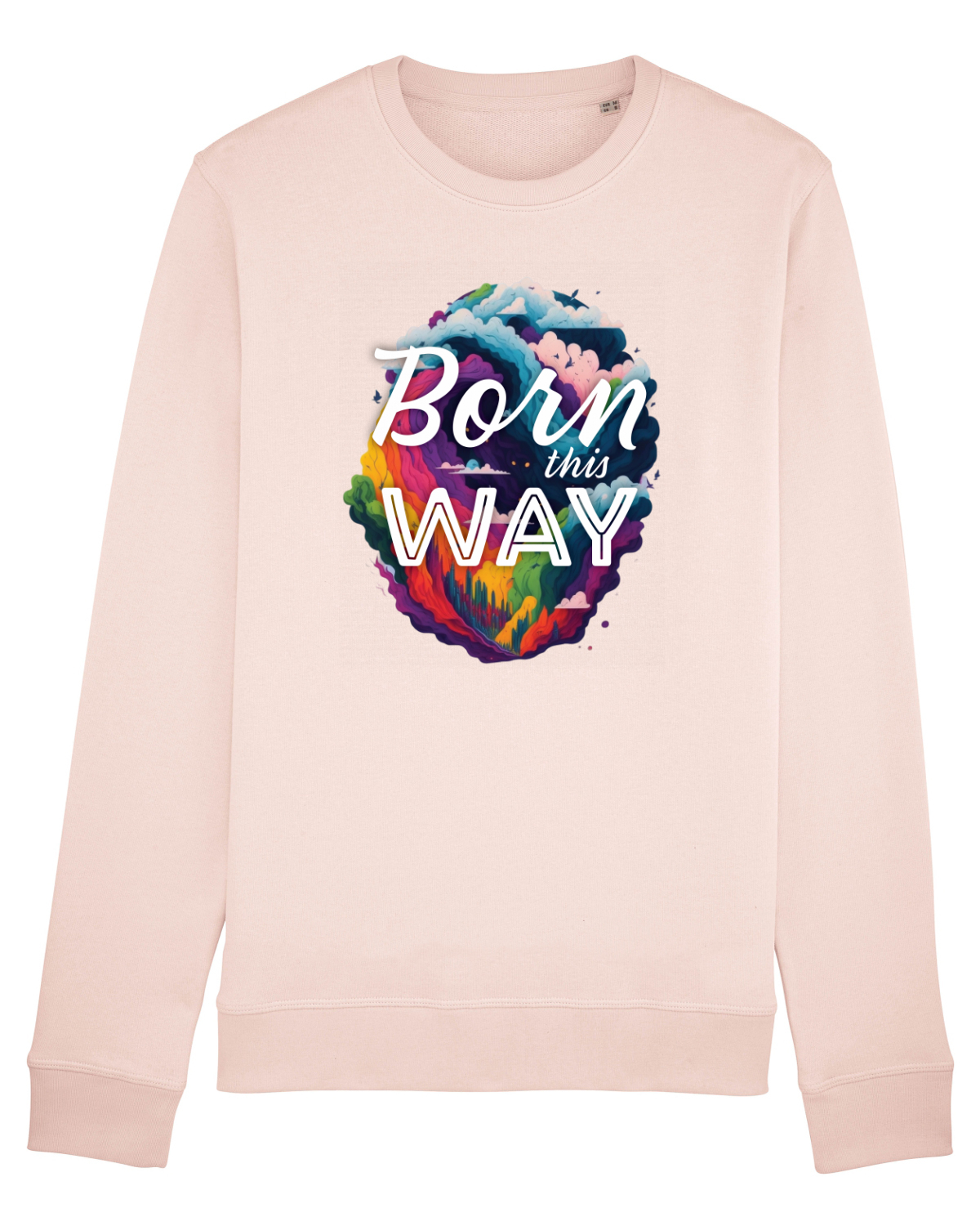 Bluză mânecă lungă Unisex Rise Candy Pink