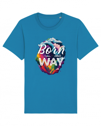 Born this way LGBTQ pride rainbow Azur