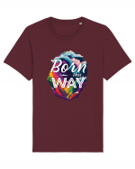 Born this way LGBTQ pride rainbow Tricou mânecă scurtă Unisex Rocker