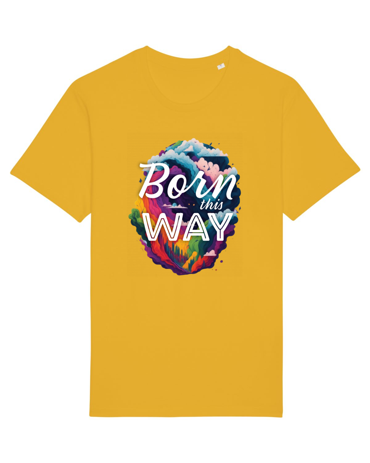 Tricou mânecă scurtă Unisex Rocker Spectra Yellow