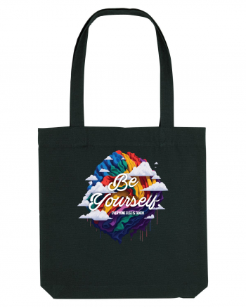 Be yourself . Everyone else is taken.  LGBTQ pride Black