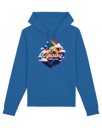 Be yourself . Everyone else is taken.  LGBTQ pride Royal Blue