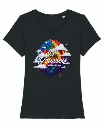 Be yourself . Everyone else is taken.  LGBTQ pride Black