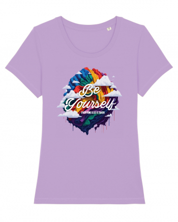 Be yourself . Everyone else is taken.  LGBTQ pride Lavender Dawn