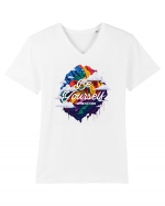 Be yourself . Everyone else is taken.  LGBTQ pride Tricou mânecă scurtă guler V Bărbat Presenter