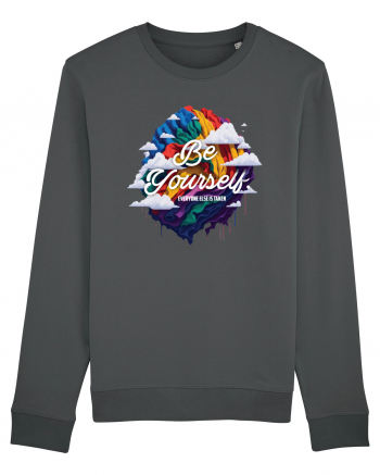 Be yourself . Everyone else is taken.  LGBTQ pride Anthracite