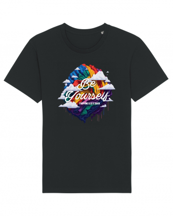 Be yourself . Everyone else is taken.  LGBTQ pride Black